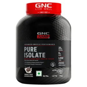 GNC AMP Pure Isolate – 1.81KG Cookies & Cream Flavour